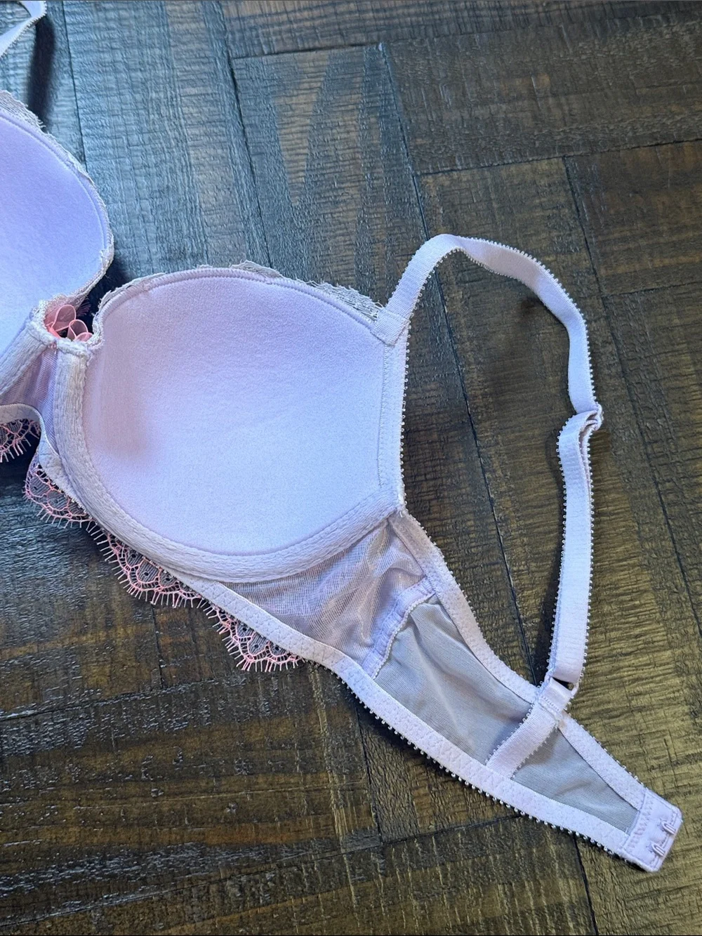 Victoria’s‎ Secret Dream Angels Pink Purple Lace Demi Bra 32C